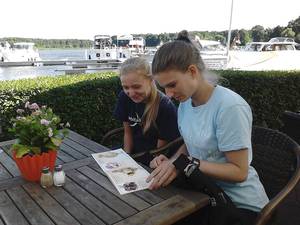 Entspannung auf der Rückfahrt am Schwedtsee in Fürstenberg/Havel