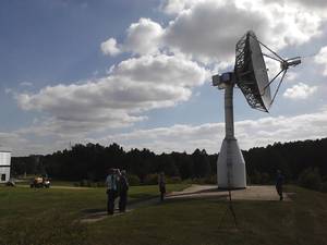 Satellitenschüssel auf dem DLR-Gelände